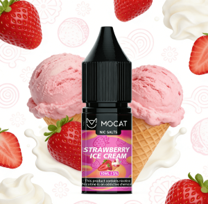 mocat liquids 10ml - STRAW BERRY ICE CREAM